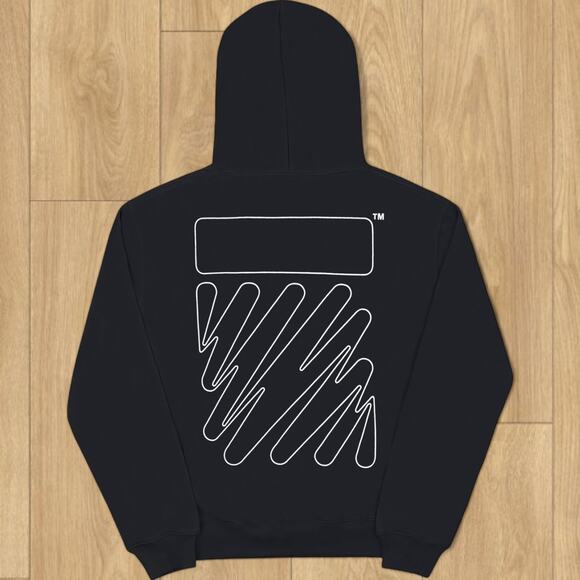 Off-White Men's Black Hoodie - Picture 2 of 2
